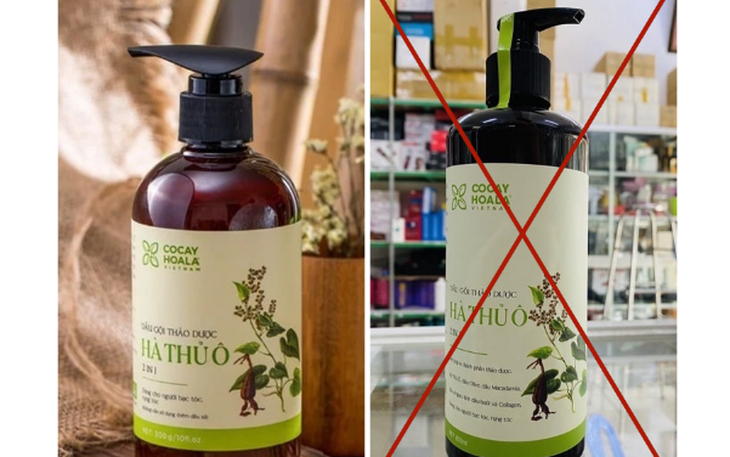 Dầu gội Hà thủ ô Cỏ Cây Hoa Lá bị làm hàng giả - Cảnh báo tiền mất, tật mang
