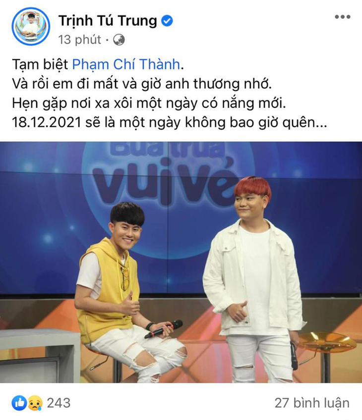 Chí Thành X-Factor qua đời vì COVID-19 và nhiều bệnh nền, hình ảnh cuối đời khiến ai cũng xót xa - Ảnh 1.