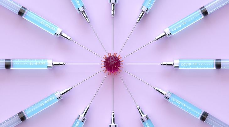 Phát triển vaccine COVID-19 không dùng kim chống lại các biến thể mới nổi - Ảnh 1. Phát triển vaccine COVID-19 không dùng kim chống lại các biến thể mới nổi - Ảnh 1.