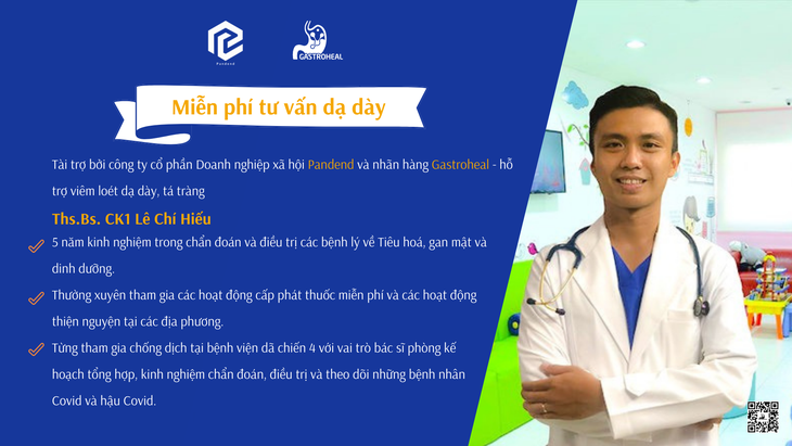 Chương trình vì cộng đồng: Miễn phí tư vấn bệnh dạ dày - tá tràng cùng bác sĩ - Ảnh 2.
