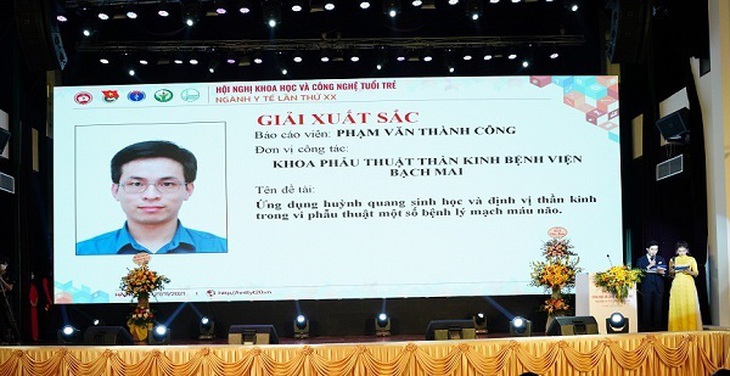 Thầy thuốc BV Bạch Mai giành nhiều giải thưởng cao tại Hội nghị Khoa học và Công nghệ tuổi trẻ ngành y tế - Ảnh 1. Thầy thuốc BV Bạch Mai giành nhiều giải thưởng cao tại Hội nghị Khoa học và Công nghệ tuổi trẻ ngành y tế - Ảnh 1.