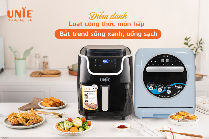 Điểm danh loạt công thức món hấp bắt trend Sống xanh, uống sạch với nồi chiên hơi nước Unie - Ảnh 1.