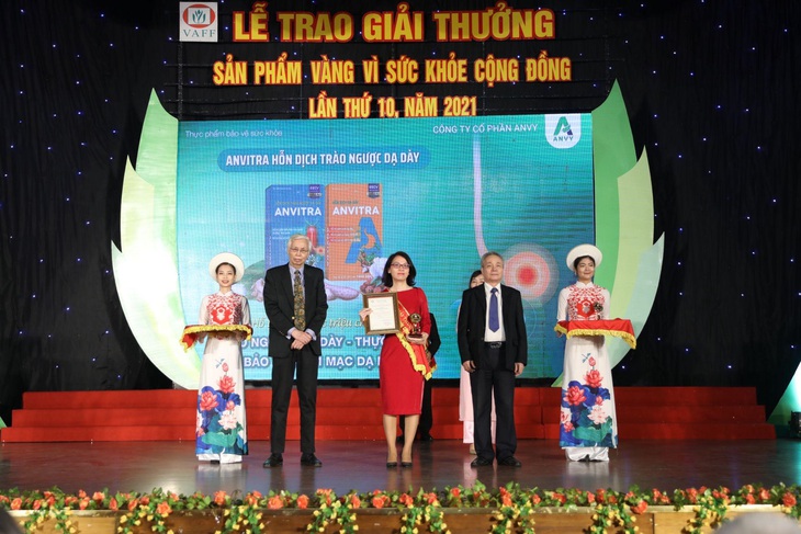 Sản phẩm của ANVY được trao tặng "Sản phẩm vàng vì sức khỏe cộng đồng 2021" - Ảnh 1.