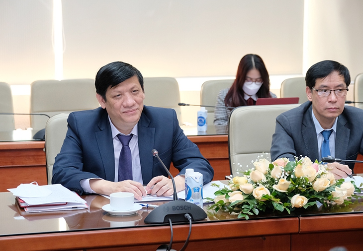 Bộ trưởng Bộ Y tế kêu gọi các doanh nghiệp y dược, vaccine, thiết bị y tế nước ngoài hợp tác với Việt Nam - Ảnh 1. Bộ trưởng Bộ Y tế kêu gọi các doanh nghiệp y dược, vaccine, thiết bị y tế nước ngoài hợp tác với Việt Nam - Ảnh 1.