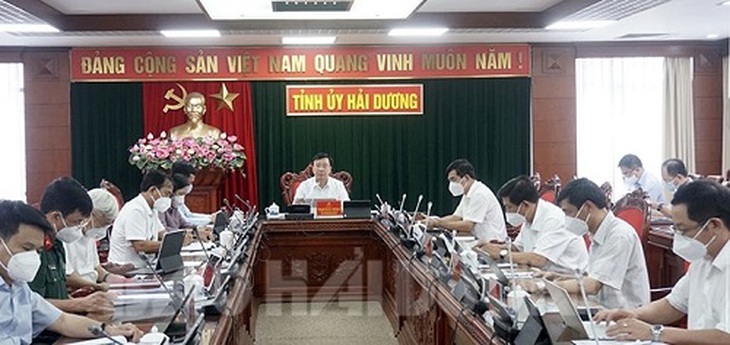 Hải Dương: Chống dịch theo nguyên tắc “sớm hơn 1 bước, cao hơn 1 cấp” - Ảnh 1. Hải Dương: Chống dịch theo nguyên tắc “sớm hơn 1 bước, cao hơn 1 cấp” - Ảnh 1.