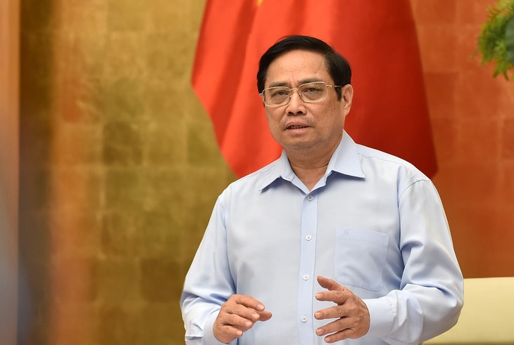 Thủ tướng Phạm Minh Chính: "Chúng ta đã hi sinh để giãn cách, phong tỏa thì dứt khoát kiểm soát được tình hình" - Ảnh 1. Thủ tướng Phạm Minh Chính: "Chúng ta đã hi sinh để giãn cách, phong tỏa thì dứt khoát kiểm soát được tình hình" - Ảnh 1.
