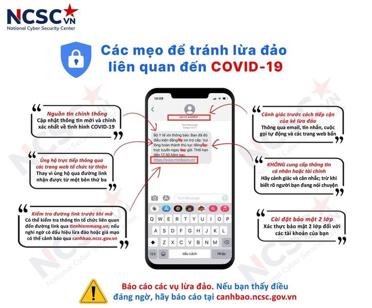 Hết sức cảnh giác trước các thủ đoạn lừa đảo trực tuyến "thời COVID-19" - Ảnh 3.