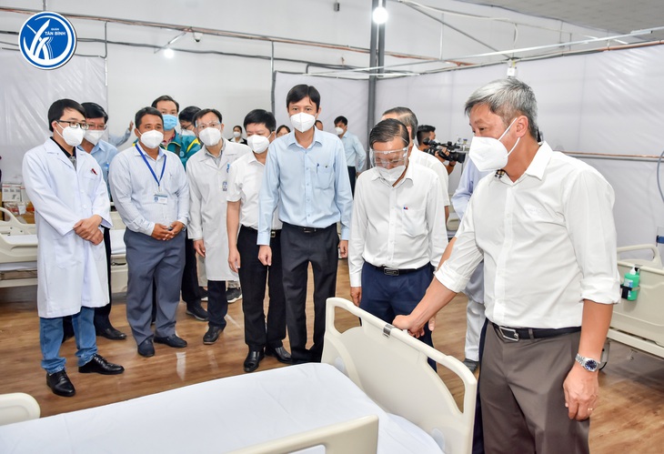 Bệnh viện Dã chiến điều trị bệnh nhân COVID-19 đa tầng đầu tiên ở TP.HCM - Ảnh 1. Bệnh viện Dã chiến điều trị bệnh nhân COVID-19 đa tầng đầu tiên ở TP.HCM - Ảnh 1.