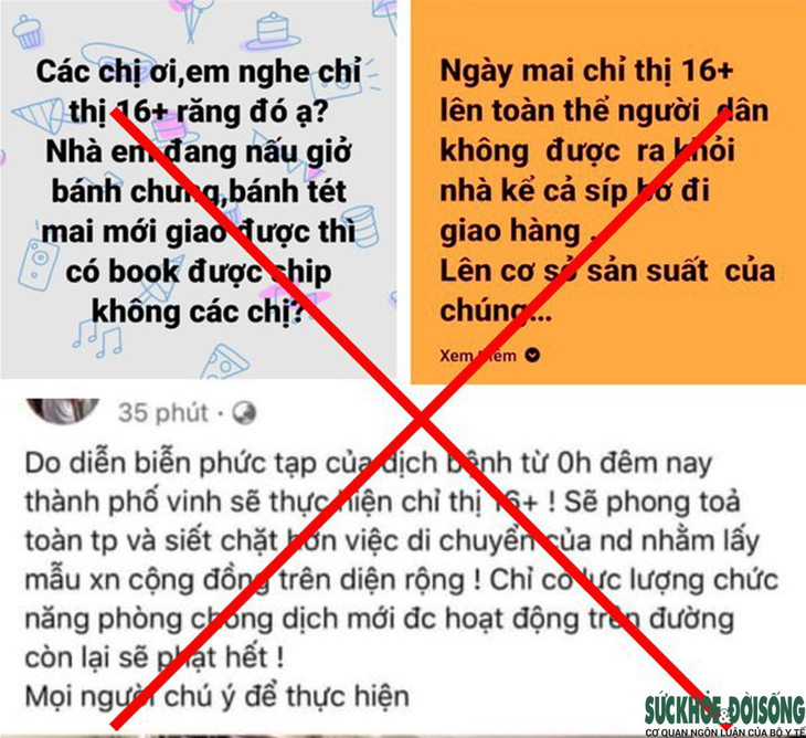 Nghệ An: Phạt 25 triệu đồng đối với 3 trường hợp tung tin "TP. Vinh thực hiện Chỉ thị 16+" - Ảnh 2.