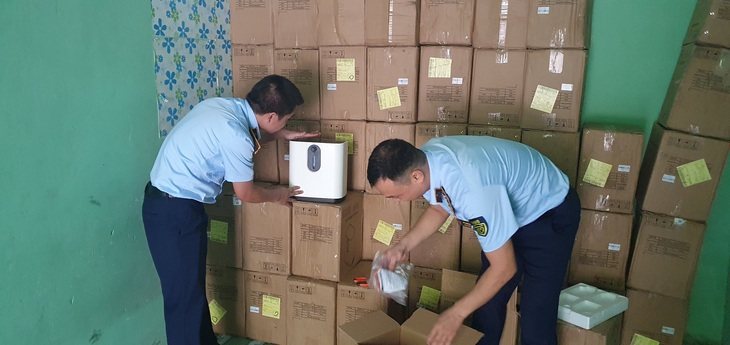 Thu giữ lô máy tạo oxy không rõ nguồn gốc xuất xứ - Ảnh 2.