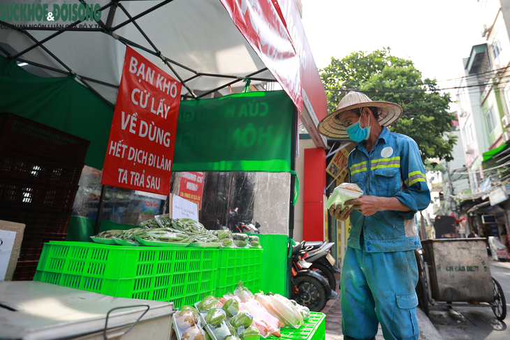 Đây là một cách làm hay nhằm hạn chế việc tiếp xúc giữa người mua người bán tiềm ẩn nguy cơ lây lan dịch bệnh.