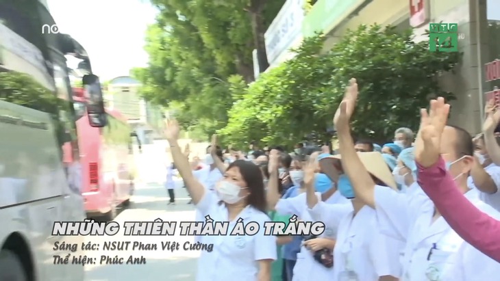 'Những thiên thần áo trắng': MV nhạc cổ vũ y bác sĩ tuyến đầu chống dịch - Ảnh 6. 'Những thiên thần áo trắng': MV nhạc cổ vũ y bác sĩ tuyến đầu chống dịch - Ảnh 6.