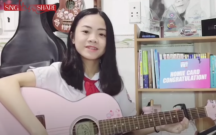 Ca sĩ nhí Trâm Anh: F0 tiêm ‘vaccine tinh thần’ cho cộng đồng 