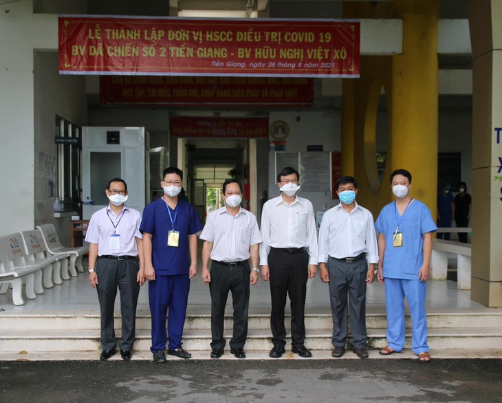 Trung tâm hồi sức tích cực thứ 2 điều trị bệnh nhân COVID-19 tại Tiền Giang đi vào hoạt động - Ảnh 2. Trung tâm hồi sức tích cực thứ 2 điều trị bệnh nhân COVID-19 tại Tiền Giang đi vào hoạt động - Ảnh 2.
