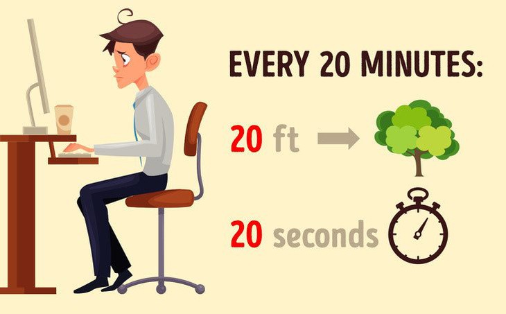 Bài tập mắt siêu dễ cho người làm việc máy tính nhiều - Ảnh 2.