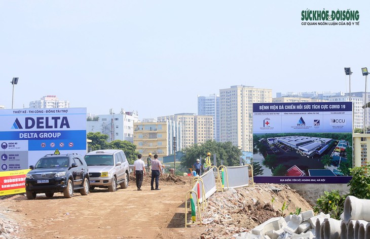 Hà Nội: Sau 10 ngày thi công "thần tốc", Bệnh viện dã chiến tại Hoàng Mai ra sao? - Ảnh 14.