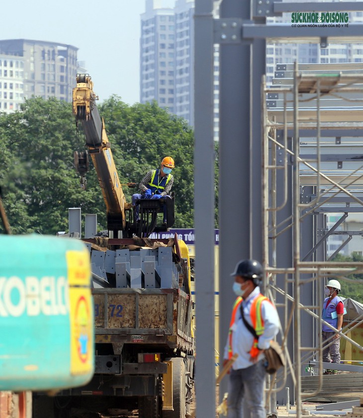 Hà Nội: Sau 10 ngày thi công "thần tốc", Bệnh viện dã chiến tại Hoàng Mai ra sao? - Ảnh 12.
