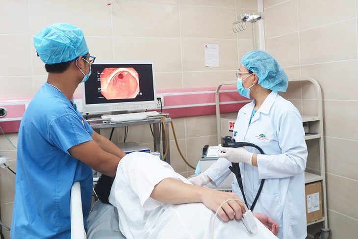 Hình ảnh nội soi dạ dày ở người bệnh.