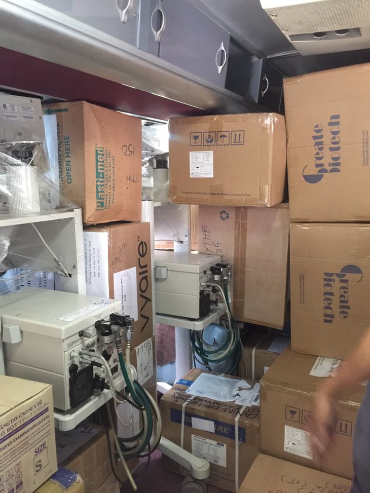 Tiếp tục chi viện cho Trung tâm Hồi sức COVID-19 TƯ Huế tại TP. Hồ Chí Minh - Ảnh 1. Tiếp tục chi viện cho Trung tâm Hồi sức COVID-19 TƯ Huế tại TP. Hồ Chí Minh - Ảnh 1.