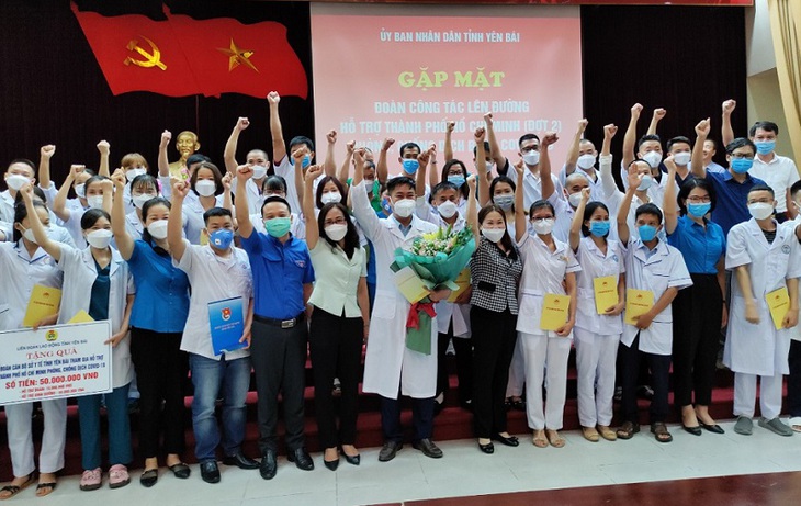 Lần thứ 9, Yên Bái cử thầy thuốc vào Nam chống dịch - Ảnh 1.