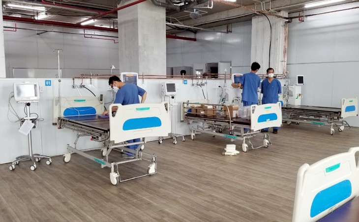 Hơn 20 ngày thần tốc cải tạo Trung tâm hồi sức tích cực người bệnh COVID-19 - Ảnh 1. Hơn 20 ngày thần tốc cải tạo Trung tâm hồi sức tích cực người bệnh COVID-19 - Ảnh 1.