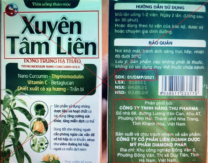 Cục An toàn thực phẩm chuyển tin về TPBVSK Xuyên Tâm Liên giả mạo đến cơ quan điều tra Khánh Hoà - Ảnh 1. Cục An toàn thực phẩm chuyển tin về TPBVSK Xuyên Tâm Liên giả mạo đến cơ quan điều tra Khánh Hoà - Ảnh 1.