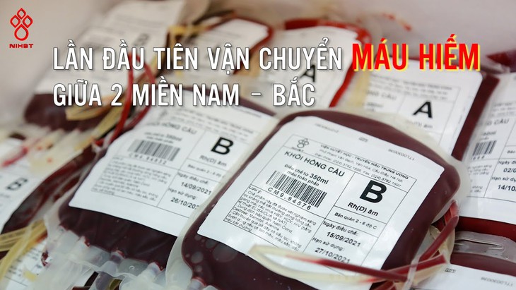 Lần đầu tiên vận chuyển máu hiếm từ Bắc vào Nam giữa dịch COVID-19