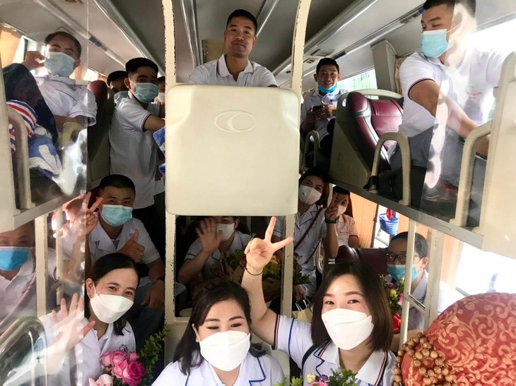 Hà Giang chi viện lần 3 cho TP. Hồ Chí Minh phòng chống dịch COVID-19 - Ảnh 6. Hà Giang chi viện lần 3 cho TP. Hồ Chí Minh phòng chống dịch COVID-19 - Ảnh 6.