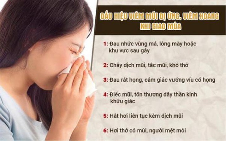 Viêm mũi, xoang do thay đổi thời tiết có chữa được không?