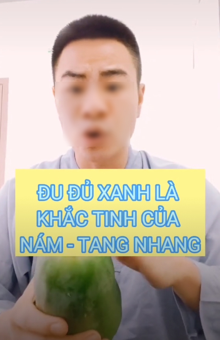 Dùng đu đủ xanh đắp lên mặt trị nám đang được nhiều Tiktoker lăng xê thực sự Dùng đu đủ xanh đắp lên mặt trị nám đang được nhiều Tiktoker lăng xê thực sự