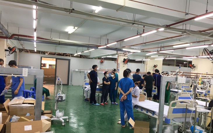 Trưng dụng hầm để xe làm Trung tâm hồi sức người bệnh COVID-19