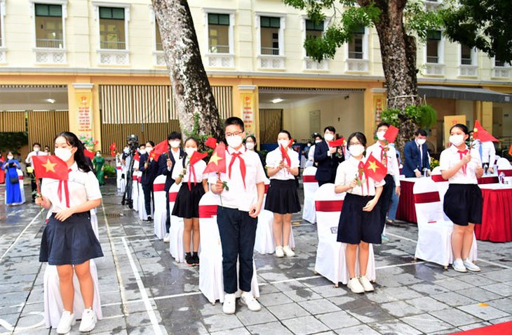 Lễ Khai giảng năm học mới 2021-2022 đặc biệt và khó quên - Ảnh 4.