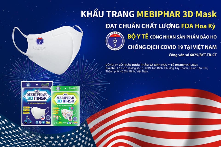 Khẩu trang đáp ứng chất lượng tiêu chuẩn kép - Ảnh 1.