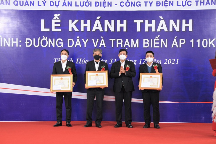 Thanh Hóa: Khánh thành công trình trọng điểm đường dây và trạm biến áp 110 kV Bãi Trành - Ảnh 2. Thanh Hóa: Khánh thành công trình trọng điểm đường dây và trạm biến áp 110 kV Bãi Trành - Ảnh 2.