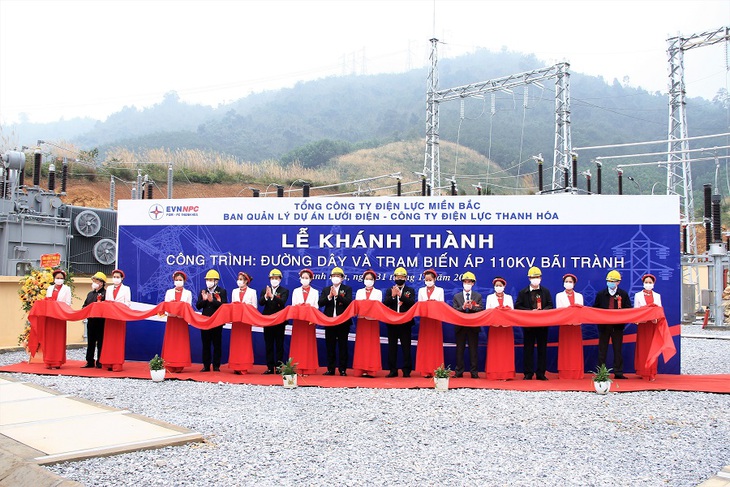 Thanh Hóa: Khánh thành công trình trọng điểm đường dây và trạm biến áp 110 kV Bãi Trành - Ảnh 3. Thanh Hóa: Khánh thành công trình trọng điểm đường dây và trạm biến áp 110 kV Bãi Trành - Ảnh 3.