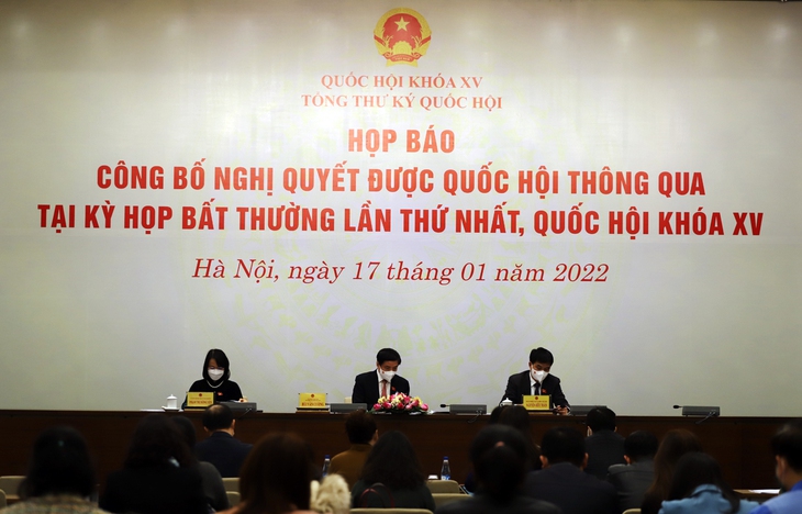 Công bố 4 Nghị quyết được Quốc hội thông qua tại Kỳ họp bất thường lần thứ nhất - Ảnh 3. Công bố 4 Nghị quyết được Quốc hội thông qua tại Kỳ họp bất thường lần thứ nhất - Ảnh 3.