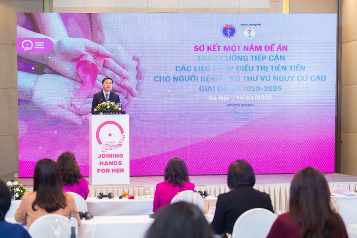 Thành công bước đầu của đề án tăng cường tiếp cận liệu pháp điều trị ung thư vú - Ảnh 1. Thành công bước đầu của đề án tăng cường tiếp cận liệu pháp điều trị ung thư vú - Ảnh 1.