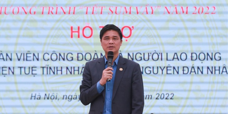 Ông Ngọ Duy Hiểu phát biểu tại buổi lễ "Tết sum vầy trao hỗ trợ cho đoàn viên Bệnh viện Tuệ Tĩnh Ông Ngọ Duy Hiểu phát biểu tại buổi lễ "Tết sum vầy trao hỗ trợ cho đoàn viên Bệnh viện Tuệ Tĩnh