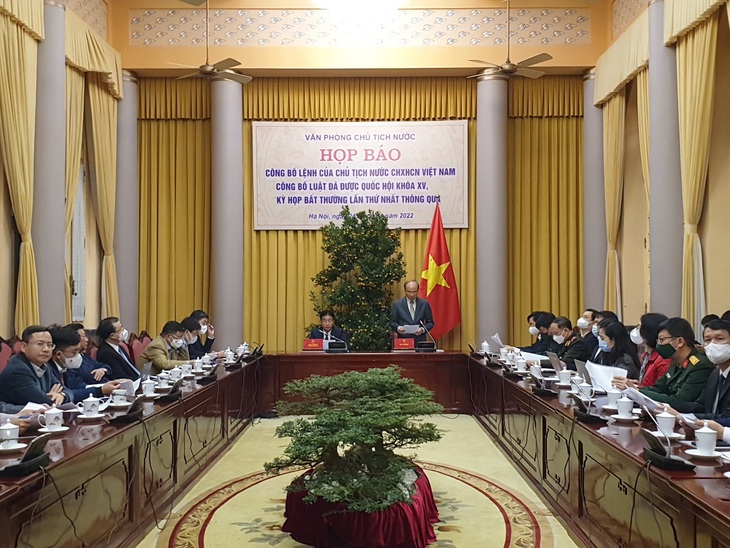Lệnh của Chủ tịch nước về luật được thông qua tại Kỳ họp bất thường lần thứ nhất – Quốc hội khóa XV - Ảnh 2.