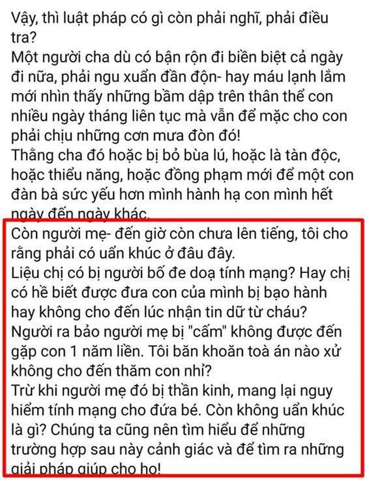 Vụ bé gái 8 tuổi bị bạo hành tử vong: Siêu mẫu Hà Anh lên tiếng xin lỗi vì phát ngôn về mẹ đẻ của bé - Ảnh 3.