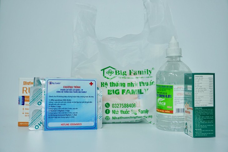 Big Family tư vấn, cấp phát 1.000 túi thuốc miễn phí cho F0 điều trị tại nhà - Ảnh 3.