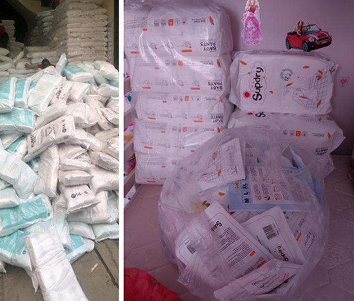 Cảnh báo sức khỏe con trẻ: Cẩn trọng khi lựa chọn tã bỉm không rõ nguồn gốc - Ảnh 1.