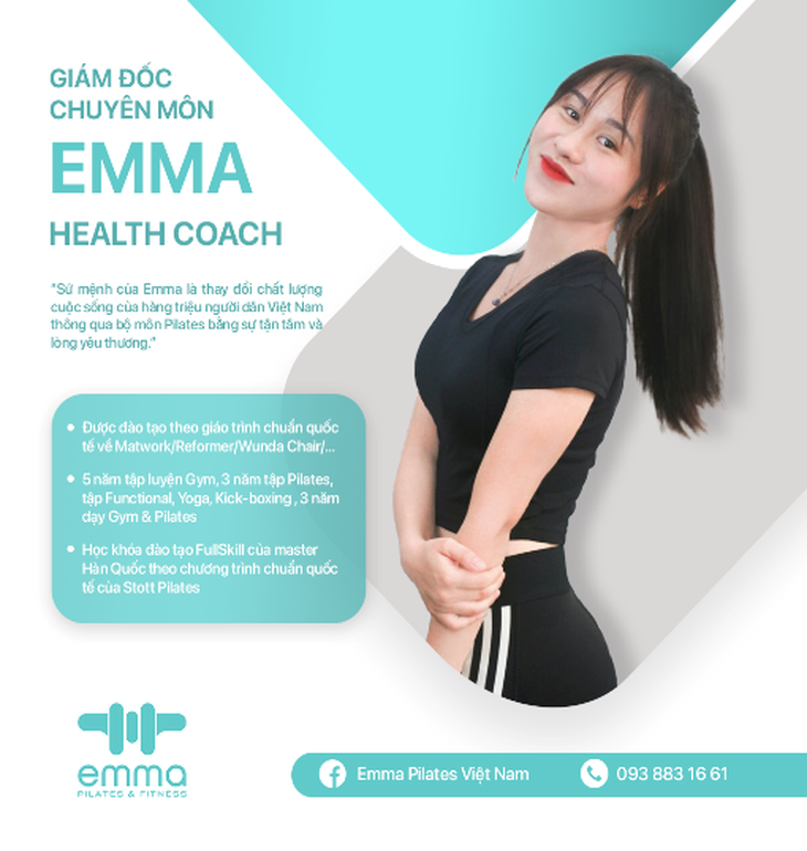 HLV Emma chỉ rõ những lợi ích của Pilates với trẻ nhỏ - Ảnh 1. HLV Emma chỉ rõ những lợi ích của Pilates với trẻ nhỏ - Ảnh 1.