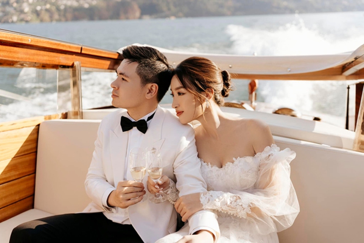 Chồng sắp cưới cho Hoa hậu Đỗ Mỹ Linh cảm giác hạnh phúc và bình yên - Ảnh 2.