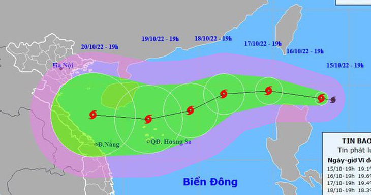 Đi vào Biển Đông bão NESAT giật cấp 14, khả năng tiếp tục mạnh thêm, diễn biến rất phức tạp