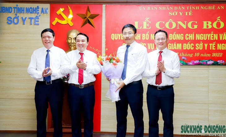 Sở Y tế Nghệ An có thêm Phó Giám đốc. - Ảnh 2. Sở Y tế Nghệ An có thêm Phó Giám đốc. - Ảnh 2.