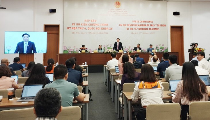 Kỳ họp thứ 4 – Quốc hội khóa XV khai mạc sáng 20/10, họp tập trung trong 21 ngày - Ảnh 2. Kỳ họp thứ 4 – Quốc hội khóa XV khai mạc sáng 20/10, họp tập trung trong 21 ngày - Ảnh 2.