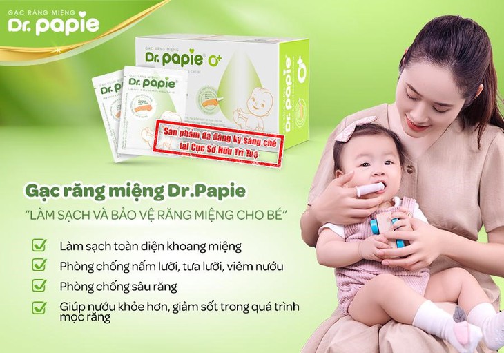 Gạc răng miệng tẩm ẩm đúng tiêu chuẩn cho trẻ nhỏ - Ảnh 3.