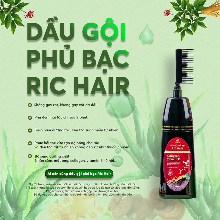 Dầu gội phủ bạc: giải pháp "giữ gìn thanh xuân" tạm biệt mái tóc hoa râm - Ảnh 3. Dầu gội phủ bạc: giải pháp "giữ gìn thanh xuân" tạm biệt mái tóc hoa râm - Ảnh 3.