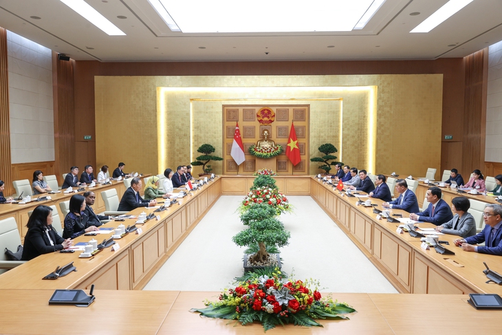 Tổng thống Singapore và Thủ tướng Phạm Minh Chính nhất trí khuyến khích phát triển các KCN VSIP - Ảnh 2. Tổng thống Singapore và Thủ tướng Phạm Minh Chính nhất trí khuyến khích phát triển các KCN VSIP - Ảnh 2.